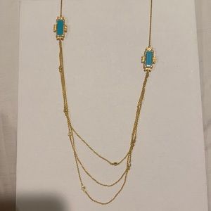 Freida Rothman Turq Neck NWT